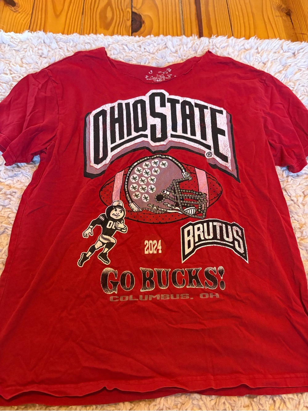 Brutus Go Bucks! Red T‑Shirt